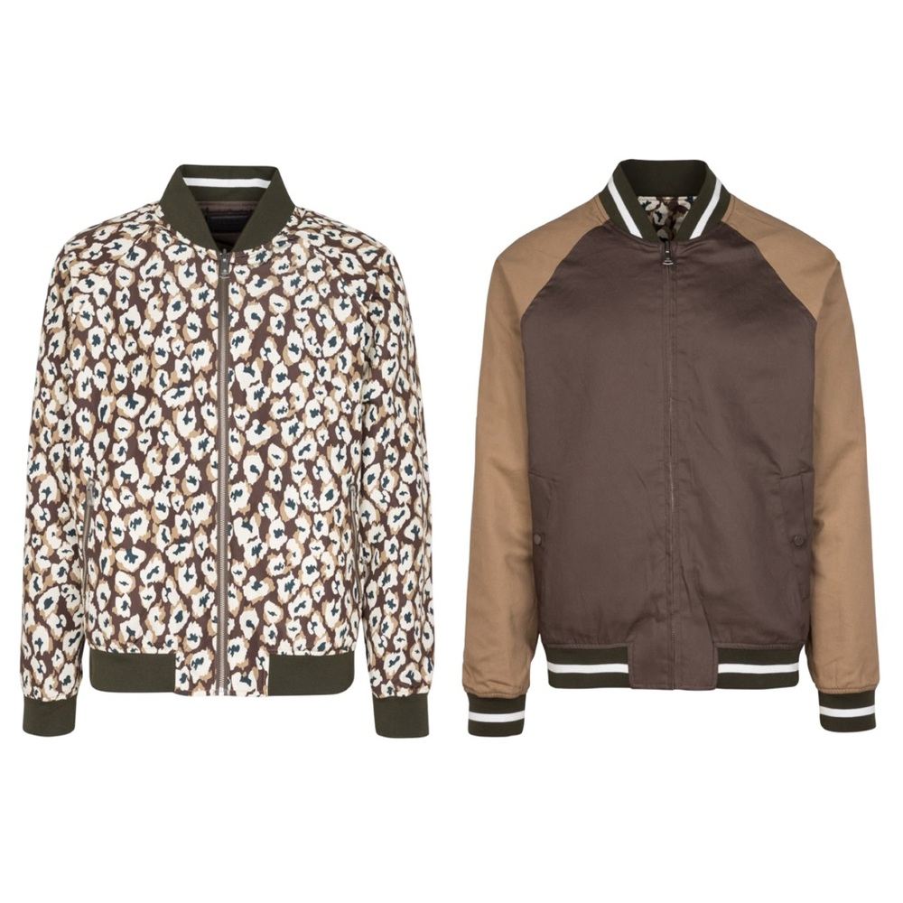 Scotch & Soda Brown and Tan Bomber Jacket - Picture 9 of 14